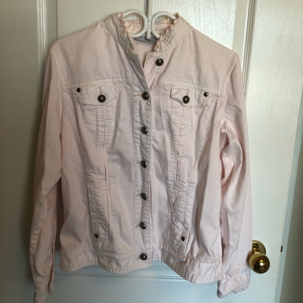 Pale Pink Chico’s Jean Jacket